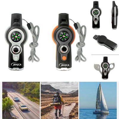 7-in-1 Emergency Survival Whistle