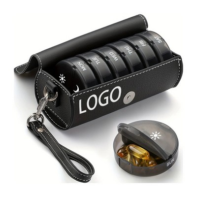 Pvc Leather Travel Medicine Box