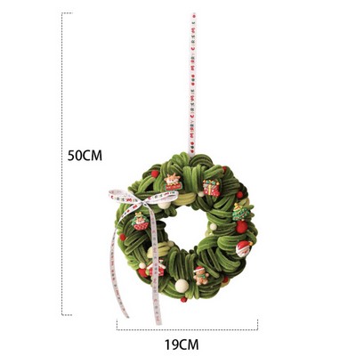 Christmas Wreath Candy Cane Decor
