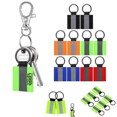 Reflective Keychain Tag