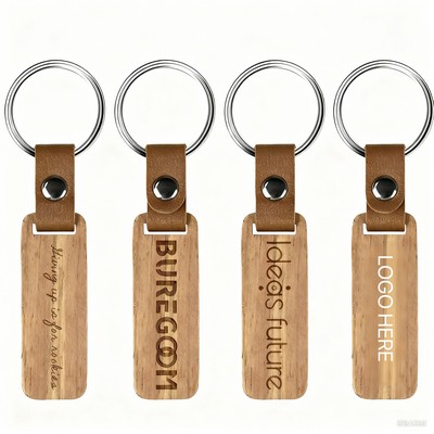 Wooden Keychain Ornament