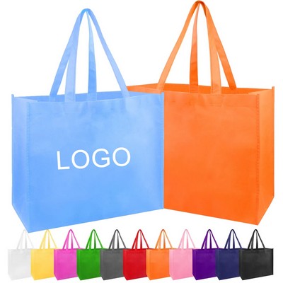 Large 80 GSM Non-Woven Grocery Tote Bags with Handle
