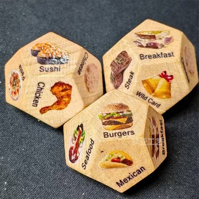Wooden Dice Game Dice Fun Keepsake Decor