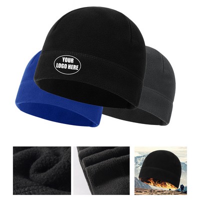 Fleece Beanie Warm Hat