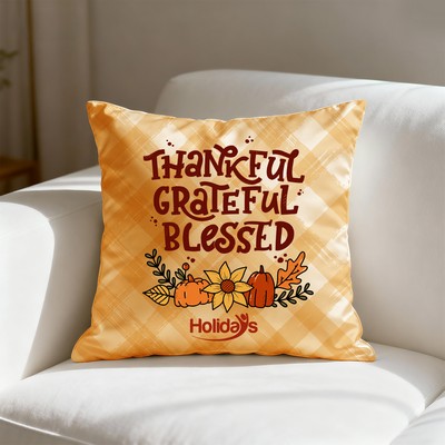 100% Cotton Square Decorative Pillow