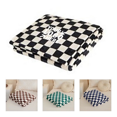 Warm Plaid Flannel Blanket