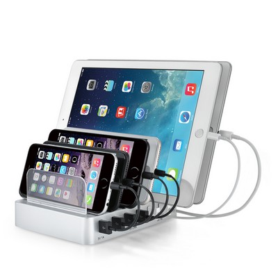 6-Port USB Charging Station