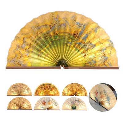 Exotic LED Fan Shape Folding Portable Accordio Light Lamp