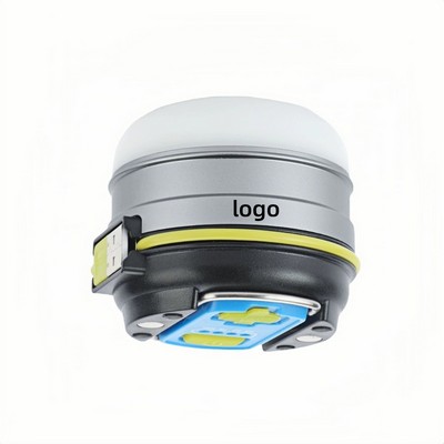 Magnetic Hook USB Camping Night Light with Power Bank Function