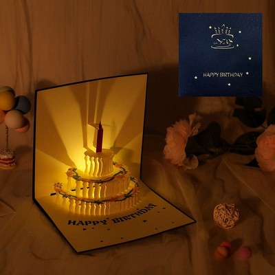 3D Birthday Cake Music Card