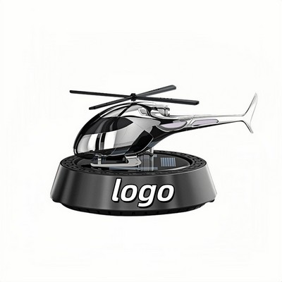 Solar-Powered Rotating Airplane Car Perfume Diffuser with Long-Lasting Fragrance