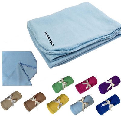 59x39" Cozy Fleece Throw Blanket