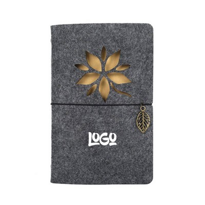 A5 Notebook W/ Flower Ring Binder