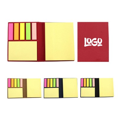 Eco-friendly Covered Sticky Note Pad