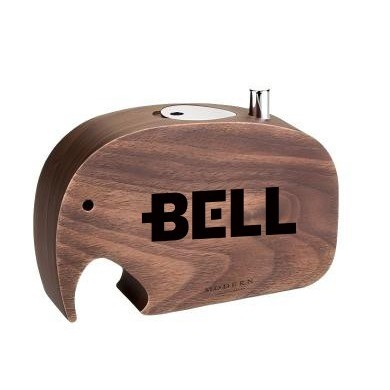 Walnut solid wood elephant toothpick box push type creative