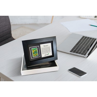 Framed Stamp Gift/Award Celebrating Girl Scouts : Badges