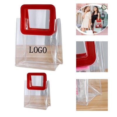 PVC Transparent Reusable Gift Bag