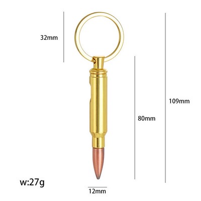 Key ring bullet bottle opener Keychain