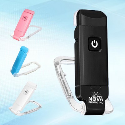 Portable Rechargeable Reading Lamp with Adjustable Brightness and a Compact Design