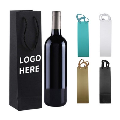 Premium Kraft Single Wine Bag
