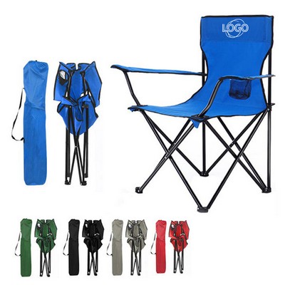 Custom 600D Polyester Canvas Folding Chair