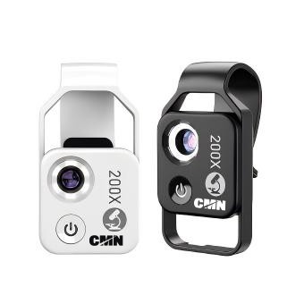 Mini Phone Microscope with LED Light Universal Clip and CPL