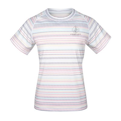 Custom Raglan Performance T-Shirt With Flatlock Seams (Full Color)