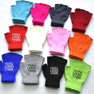 Fingerless Knit Gloves for Men & Women