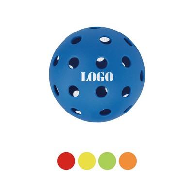 Custom 40 Hole TPE Sports Outdoor Pickleball Ball Tournament Practice Training