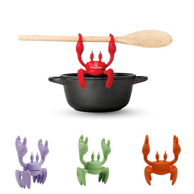 Funny Silicone Crab Non-Slip Kitchen Utensil Holder
