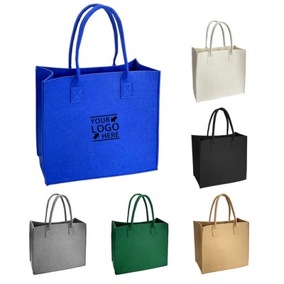 Personalized Felt Shopping Tote