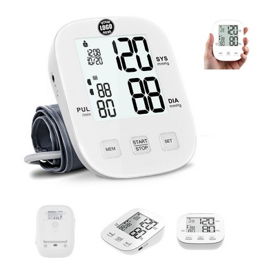 Portable Upper Arm Blood Pressure Monitor