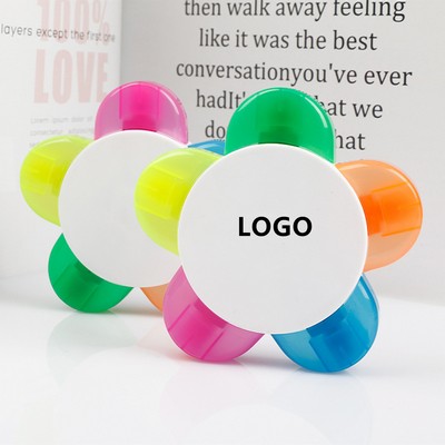 Flower Shape Watercolor Highlighter Pens