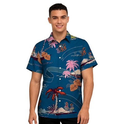 Men's Custom Sublimation Hawaiian Shirt