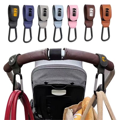Leather Stroller Hooks