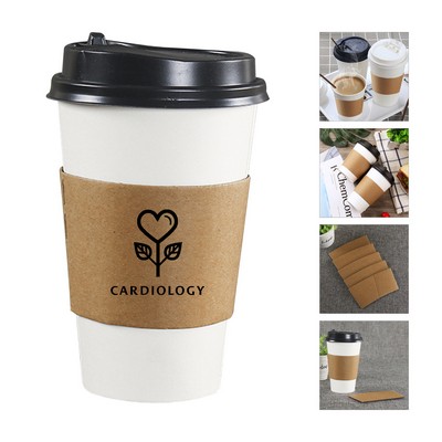 Coffee Cup Kraft Paper Sleeve