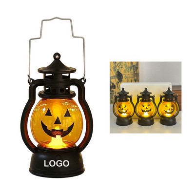 Glowing Halloween Pumpkin Lantern