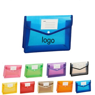 Clear PP A4 Document Pouch