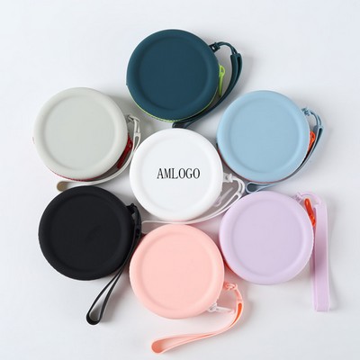 Versatile Round Silicone Storage Pouches