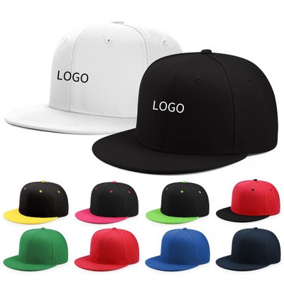 Flat Brim Baseball Cap