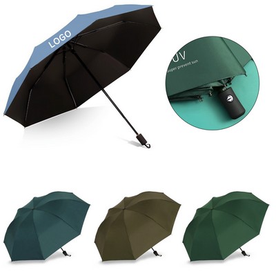 8 Ribs Folding Windproof Umbrella