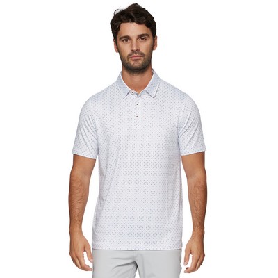 Flag & Anthem Men's Montrose Star And Dot Print SS Performance Polo