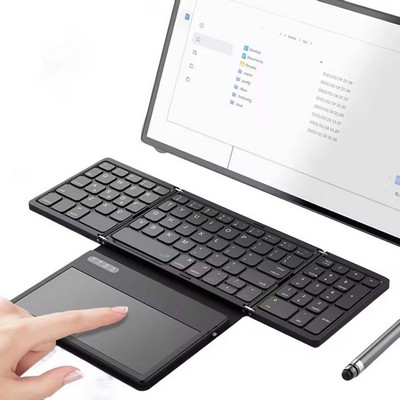 Wireless Folding Keyboard with Touchpad