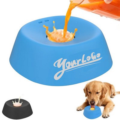Silicone Slow Feeder Dog Lick Bowl
