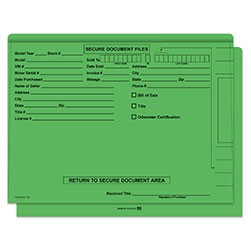 FileRight™ Green Color Code Deal Jacket Folder