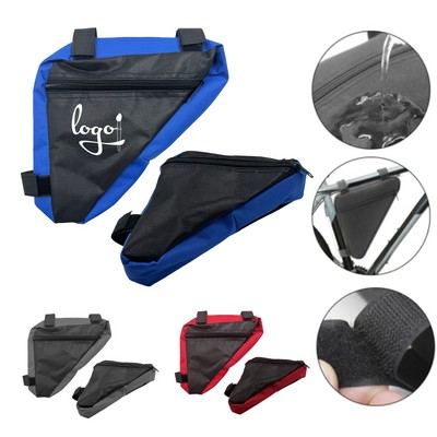 Triangle Mountain Bike Pouch Bicycle Frame Bag