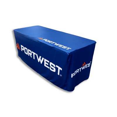 Heavy Duty 250g Tablecloth FITTED 3 Side 4'