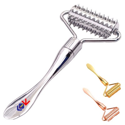 Zinc Alloy Microneedling Facial Massage Roller