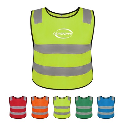 High Visibility Kids Reflective Safety Vest