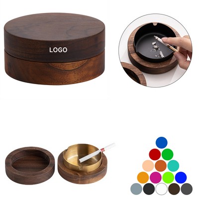 Wooden Ashtrays With Lid